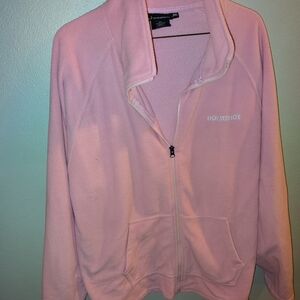 Horseshoe Pink Fleece Jacket Size 3X